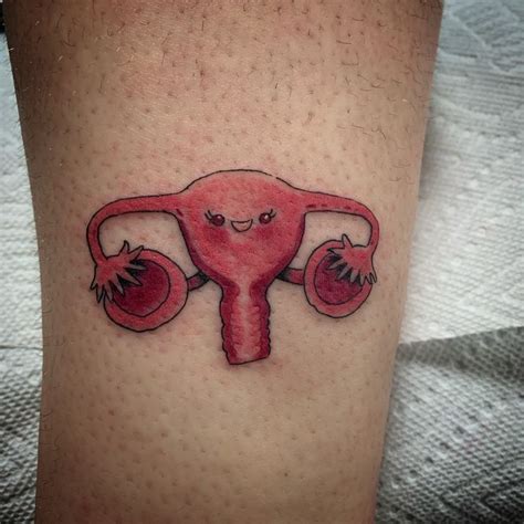 Cuterus Cute Uterus Tattoo Art Paw Print Tattoo Print Tattoos Tattoos