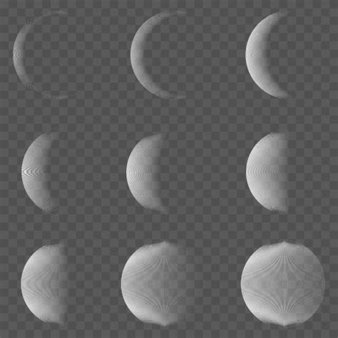 Moon Transparent Background Vector Images Over