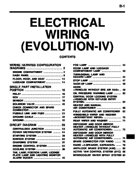 Electrical Wiring Diagram Mitsubishi Lancer Wiring Diagram