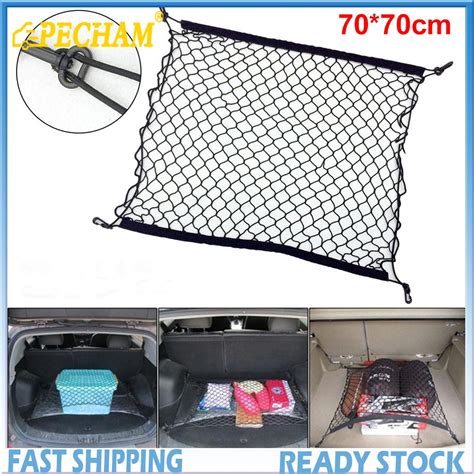 Elastic Nylon Mesh Car Trunk Net Cargo Organizer Car Trunk