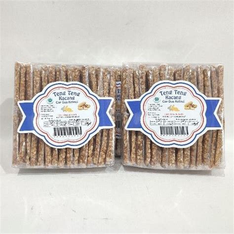 Jual Teng Teng Kacang Bipang Khas Bangka Cap Dua Kelinci Shopee Indonesia