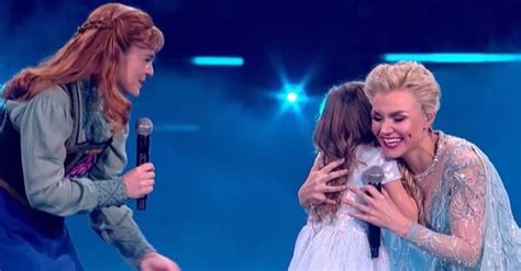 Ukrainian Girl Who Went Viral For Singing Let It Go Surprised By Frozen Cast