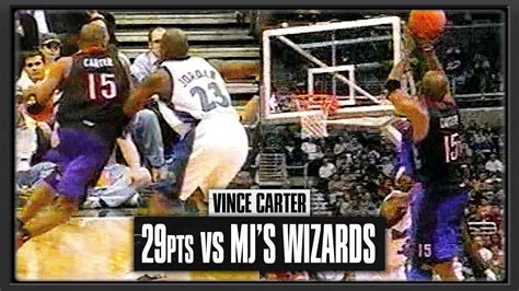 Vince Carter 29pts Vs Mjs Wizards February 5th 2002 Youtube