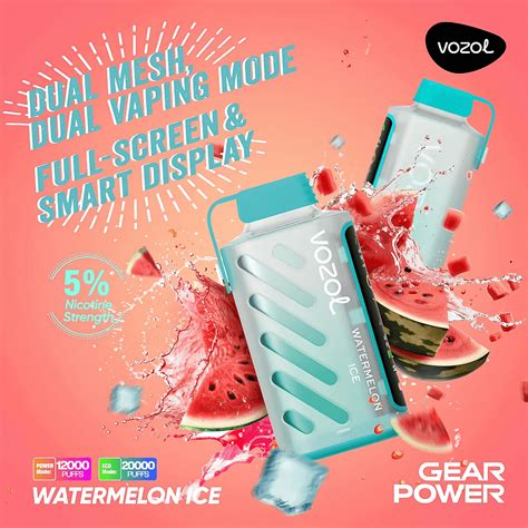 Vozol Gear Power K Puffs Dual Mode Wegwerp Vape Nicotine