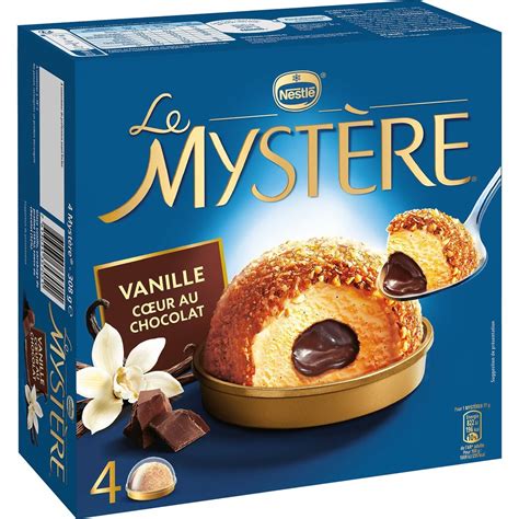 Le Mystère Glace vanille cœur au chocolat Extrême Intermarché