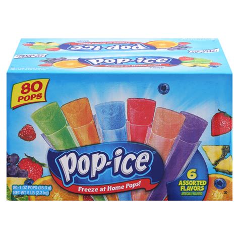 Save on Pop-Ice Freezer Pops 6 Fruity Flavors - 80 ct Order Online Delivery | GIANT