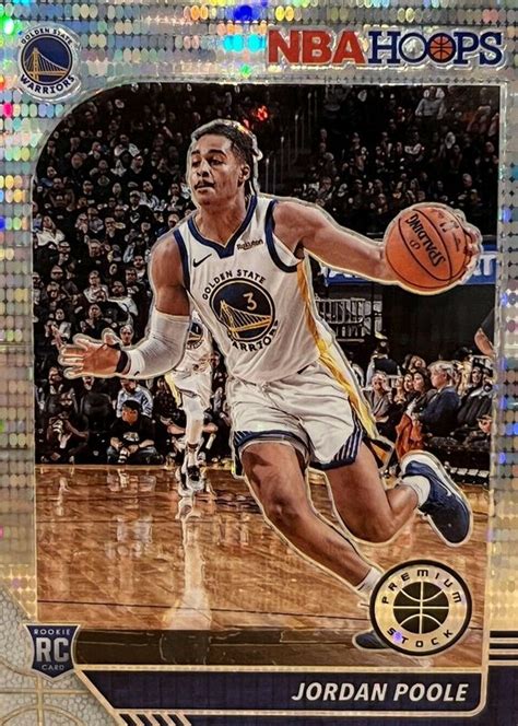 Jordan Poole 2019 Hoops Premium Stock 223 Pulsar Price Guide Sports