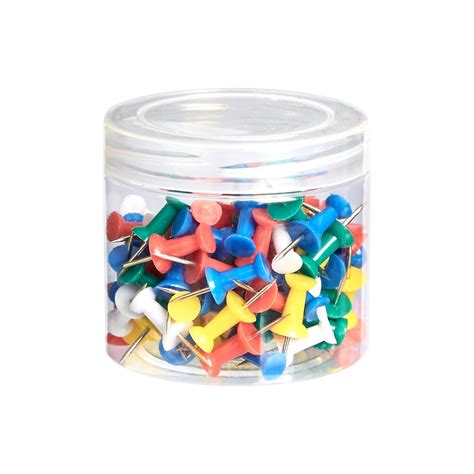 Ondesk Essentials Sturdy Multicolored Thumb Pins Push Pins Pieces