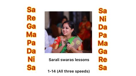 Sarali varisai 1-14 (All three speeds) - YouTube