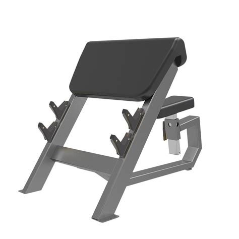 Gre And Black Mild Steel Evost A3044 Seated Preacher Curl Bench For