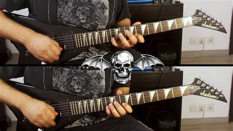 Avenged Sevenfold Nightmare Guitar Solo Cover YouTube