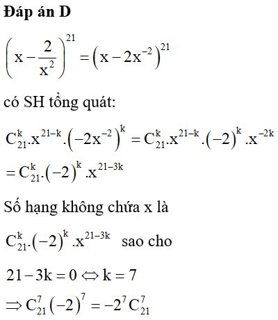 Tìm Số Hạng Trong Khai Triển Nhị Thức Newton Hướng Dẫn Chi Tiết Và Dễ Hiểu