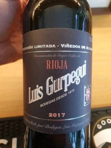 Luis Gurpegui Muga Colecci N Limitada Tinto Vivino Us