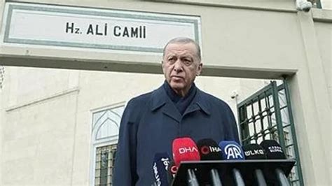 Başkan Erdoğan cuma namazını Hazreti Ali Camisi nde kıldı