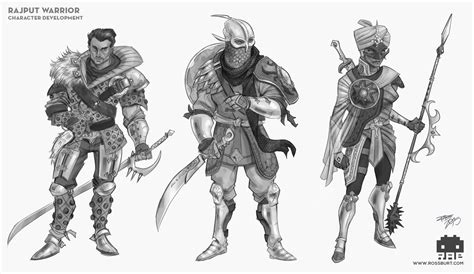 ArtStation - Rajput Warriors