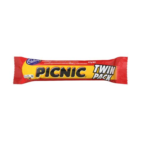 Cadbury Picnic Chocolate Bar 67g The Reject Shop