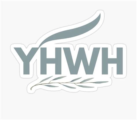 Yhwh Logo Sticker