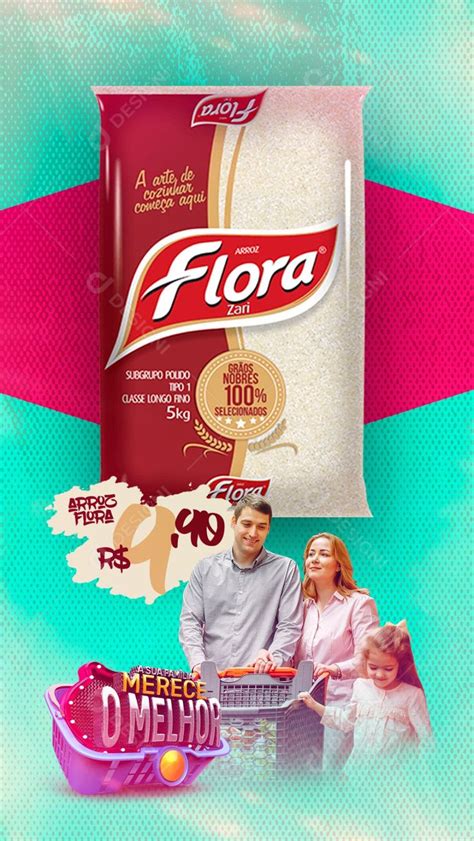 Post Story Supermercado Sua Família Merece O Melhor Produto Social