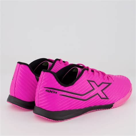 Chuteira Oxn Fusion Grip Futsal Rosa Futfanatics