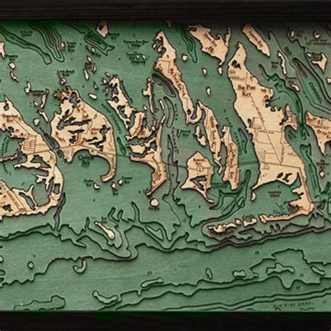 Florida Keys Map Nautical Chart Etsy