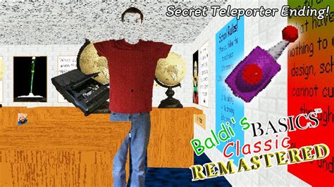 Baldi S Basics Classic Remastered Party Mode Secret Ending Youtube