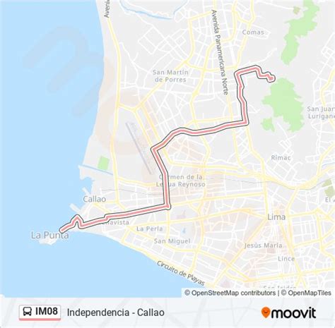 Ruta Im Horarios Paradas Y Mapas Callao Independencia Actualizado