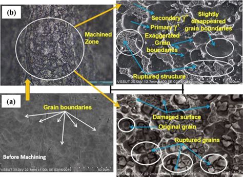 SEM Image Of Hastelloy C 276 Microstructure Before Machining A And