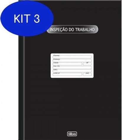 Kit Livro Inspe O Do Trabalho Capa Dura Fls Preto Submarino