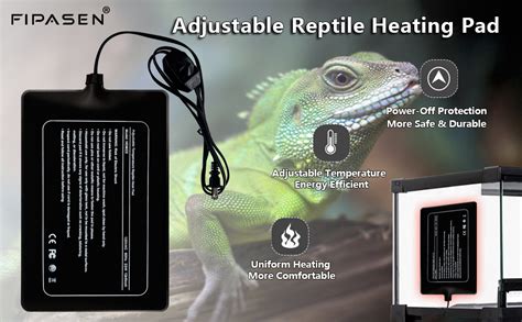 Amazon Reptile Heating Pad With Temperature Adjustment FIPASEN