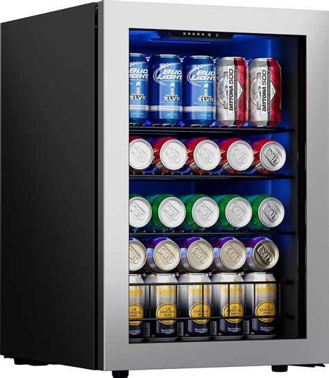 Amazon Ca Lefort Beverage Refrigerator Cooler 80 Can Mini Fridge