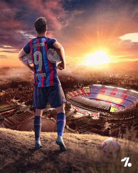 Plakat Robert Lewandowski Fc Barcelona Barca X Phu Atram Cena