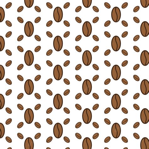 Premium Vector | Coffee bean pattern