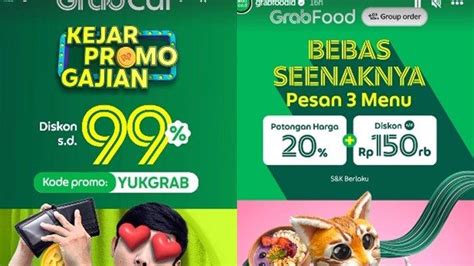 10 Kode Promo Grab Hari Ini 2 Juni 2023 GrabCar Dan GrabBike Diskon 99