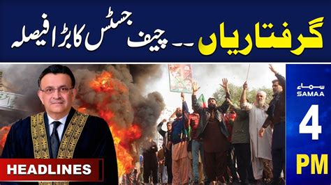 Samaa News Headlines 4pm Samaa Tv 22 June 2023 Youtube