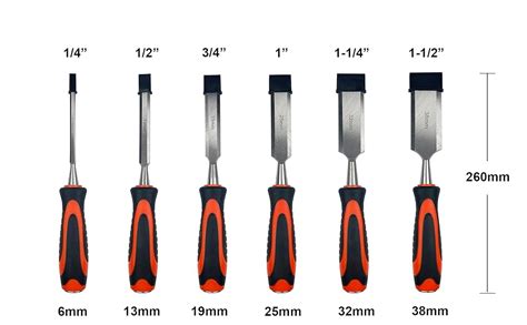 Tr Toolrock Pcs Wood Chisel Set Pcs Premium Wood Chisel With Honing