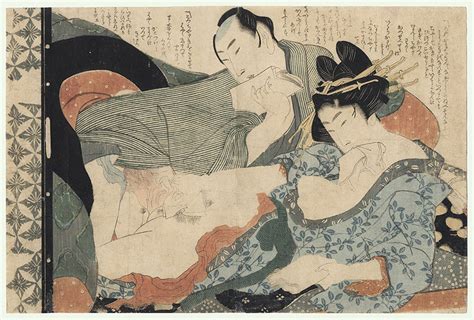 Shunga Esth Tique De L Art Rotique Japonais Par Les Grands Ma Tres