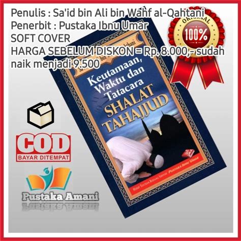 Jual Buku Saku Keutamaan Waktu Dan Tata Cara Shalat Tahajjud Shopee