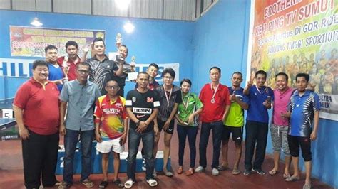 Ishak Juarsa Harahap Juara Liga Tenis Meja Tsp Seri Tahun