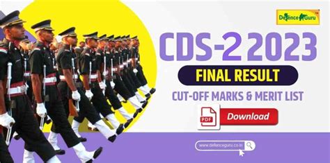 Nda 1 2020 Merit List Out Check Final Result