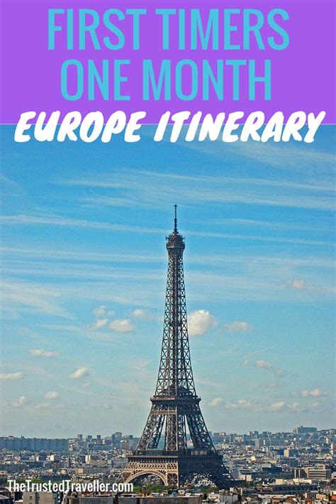 First Timers One Month Europe Itinerary For The Trusted