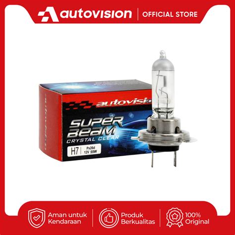 Jual Autovision Superbeam H Crystal Clear Halogen H Shopee Indonesia