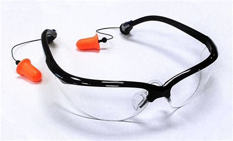 Safety Glasses With Ear Plugs Built In Ear Plugs Earplugs Glasses