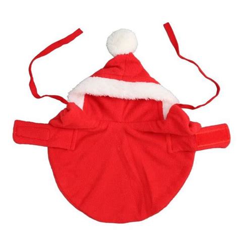 Cuque costume de cape de Noël pour chien Cape de Noël pour animal de