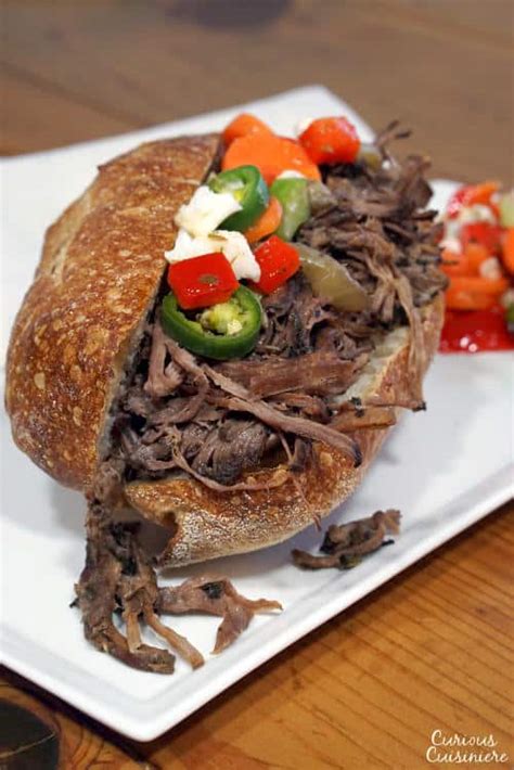 Slow Cooker Italian Beef • Curious Cuisiniere