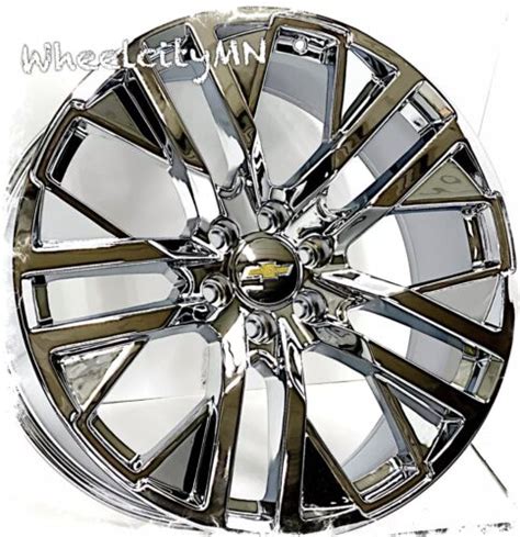 Chrome Chevy Silverado Rst Tahoe Oe Replica Ses Wheels