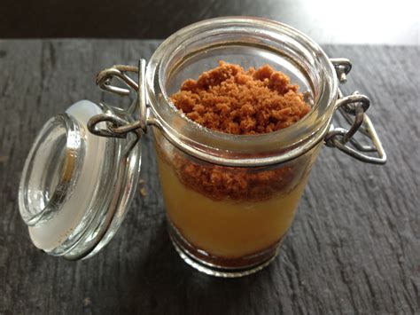 Verrines de creme orange aux spéculoos SevenCuisine