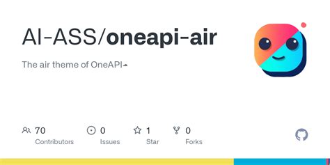 GitHub AI ASS Oneapi Air The Air Theme Of OneAPI