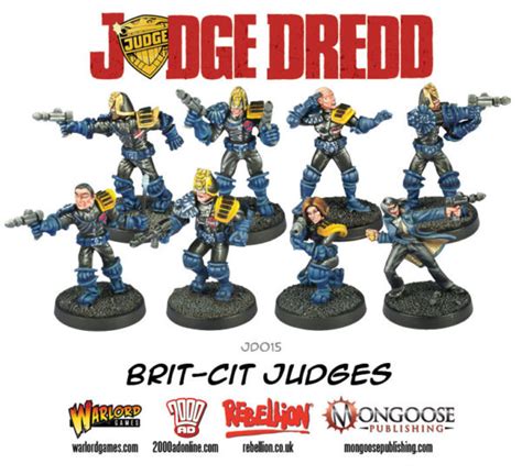 Brit-Cit Judges released for Judge Dredd miniatures game - BoLS GameWire