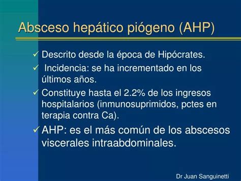 Ppt Absceso Hep Tico Pi Geno Ahp Powerpoint Presentation Free