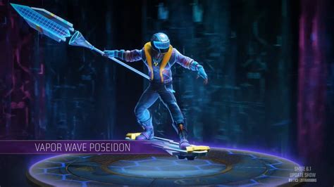 ZetaBosio On Twitter VAPOR WAVE POSEIDON 2 3 SMITE SEASON 6 Ulti